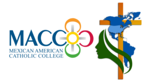 Mexican American Catholic College Logo and AHLMA Logo