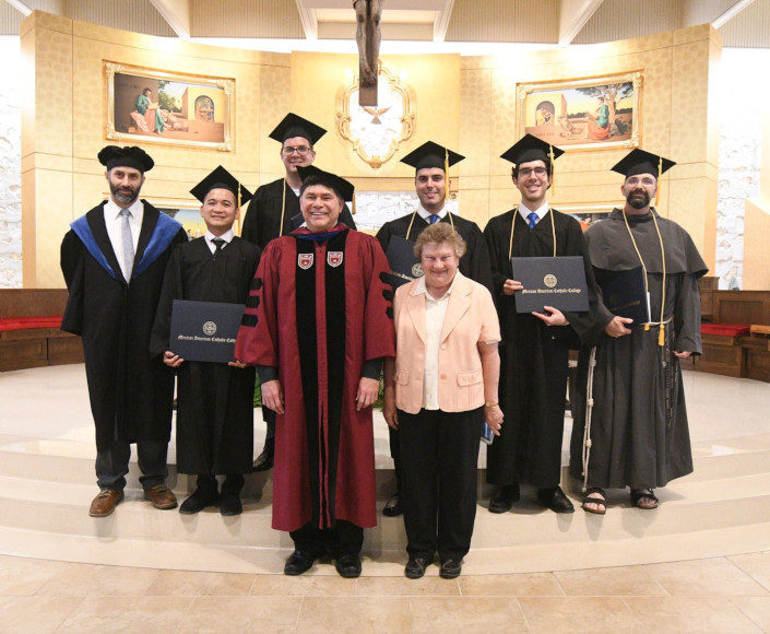 2023 Seminarian Graduates in Chapel
