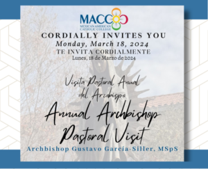 RSVP For MACC’s Annual Archbishop Pastoral Visit 2024